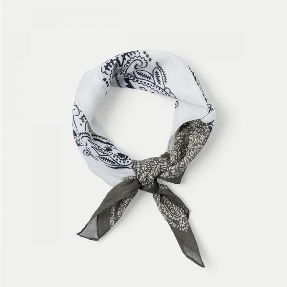 Series Petit Patchwork Pattern Muffler  Ssajx26321khx Khaki/XXX