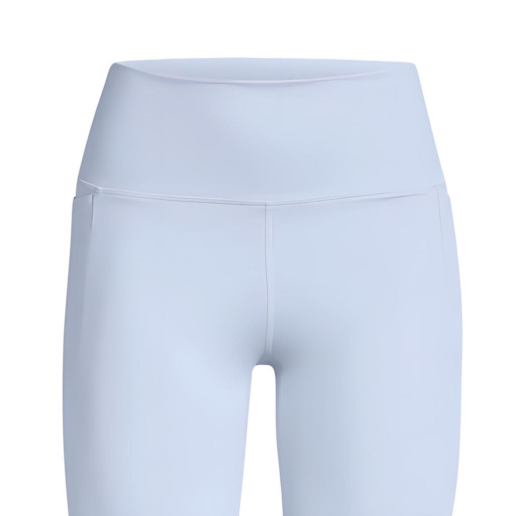 Under Armour Solid Color Comfortable Versatile Mid-Rise Sports Long Pants Women Bottoms Blue 6000328-464
