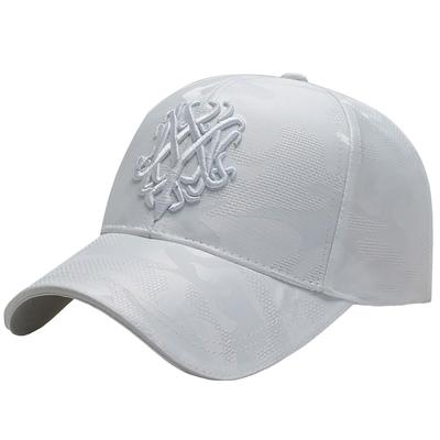 Sun CZA375 [White Fang] Hat, Cap, Embroidered, Casual, Protection, Trendy, Stylish, Outdoor, Men's, Women's, (White)