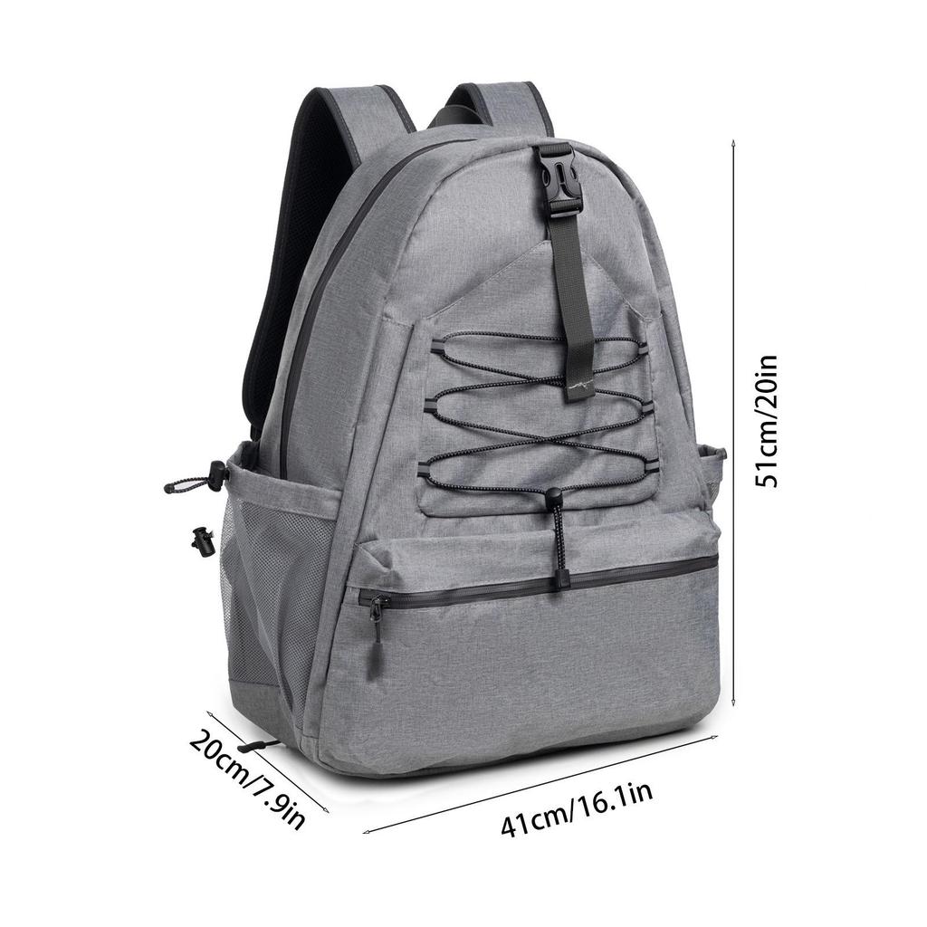 Unisex Lightweight Waterproof Pickleball Backpack with Large Capacity for Training and Competition