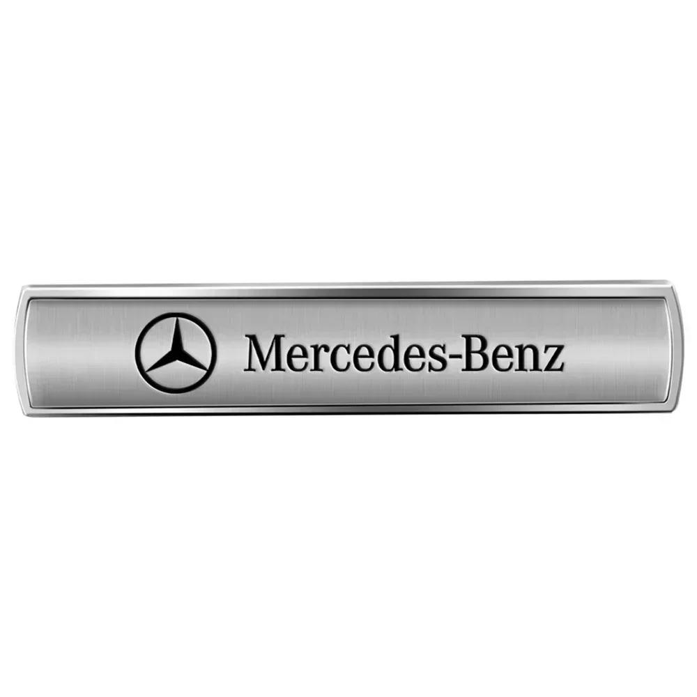 AABGU1 2Pcs 3D Metal AMG Emblem Car Body Fender Logo Stickers For Mercedes Benz B/C/E/S Class A Class C200L GLC GLE GLK CLA AMG