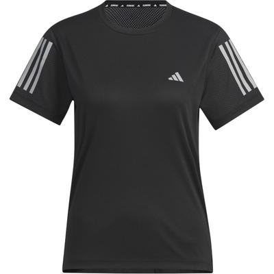 Own The Run Round Neck Quick-Dry Cool Running T-Shirt Women Tops Black Deep-Silver-Gray JZ2200
