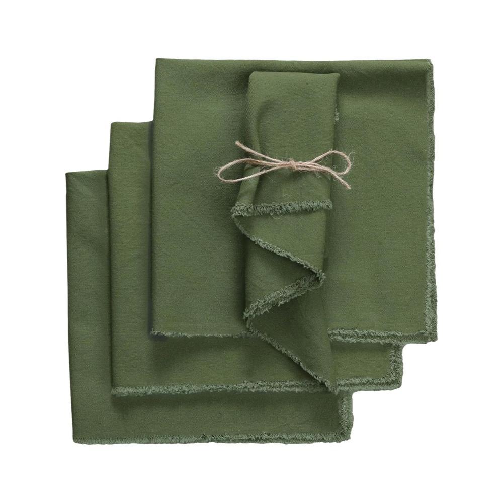 4PCS Eco-Friendly Cloth Napkins Soft Tea Towel Minimalist Placemats Wedding Decor