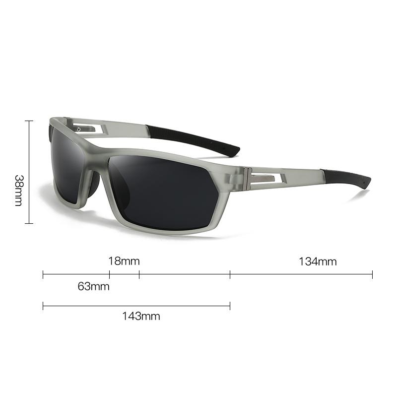 New Sports Sunglasses Outdoor Riding Sunglasses Men's Fashionable Colorful Driving Polarized Sunglasses 57