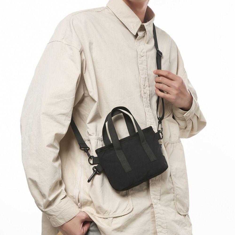 Harajuku Men Crossbody Bag Large Capacity Single Shoulder Bag Mini Men Purse  Unisex
