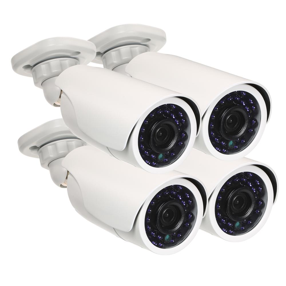 Buy Ahd Bullet Security Camera Kit 4*1080p Ahd Waterproof Ir Cctv ...