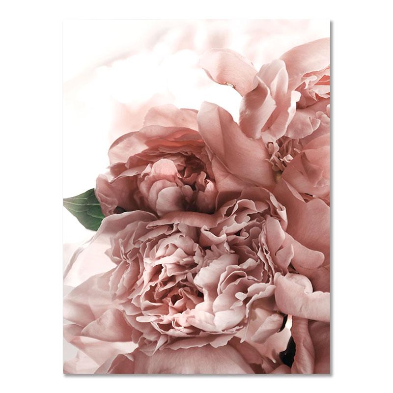 Flower Sheets for Paintings On The Wall Canvas Painting Decorative Pictures for Living Room with Frame Modern Decoration Table