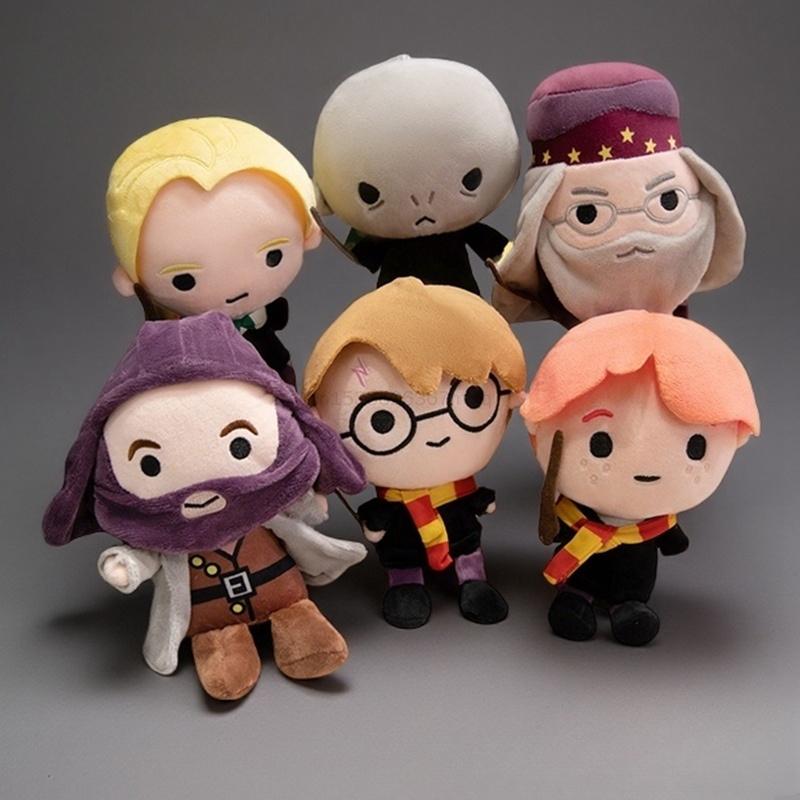 22cm Panenka Harry Potter Ron Dumbledore Hagrid Malfoy Pán Zla Voldemort Plyšáci Plyšové Anime Přívěsek na Tašku Sbírej Plyšové Hračky Dárky