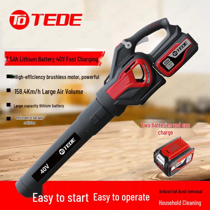 

TEDE Cordless Outdoor Leaf and Snow Blower Kit