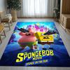 Lustiger S-SpongeBob Patrick Stern Cartoon Wohnzimmer Rutschfeste Teppichmatte Weicher Teppich für Schlafzimmer Spielzimmer Sofa, Heimdekoration Fußmatte