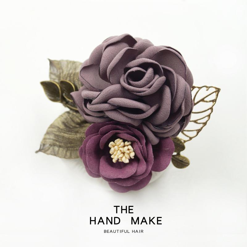 

Корейская элегантная брошь с сухоцветами для женщин - Простой профессиональный аксессуар для свитера