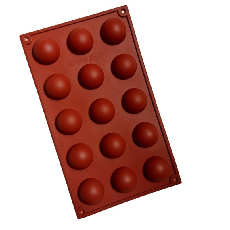 3D Hemisphärische Silikonform Form Runde Halbkugel Schokoladenform Pudding Gelee Backform DIY Kuchenform