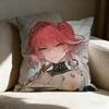 W-Wuthering W-Wavess Anime Pillow Case Pillowcase, Double-Sided Printed, Sofa Cushion, Bedroom Headboard Pillow