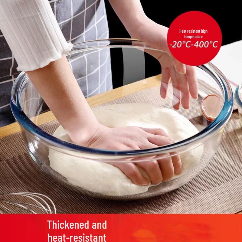 Anvelo Heat-Resistant Glass Mixing Bowl