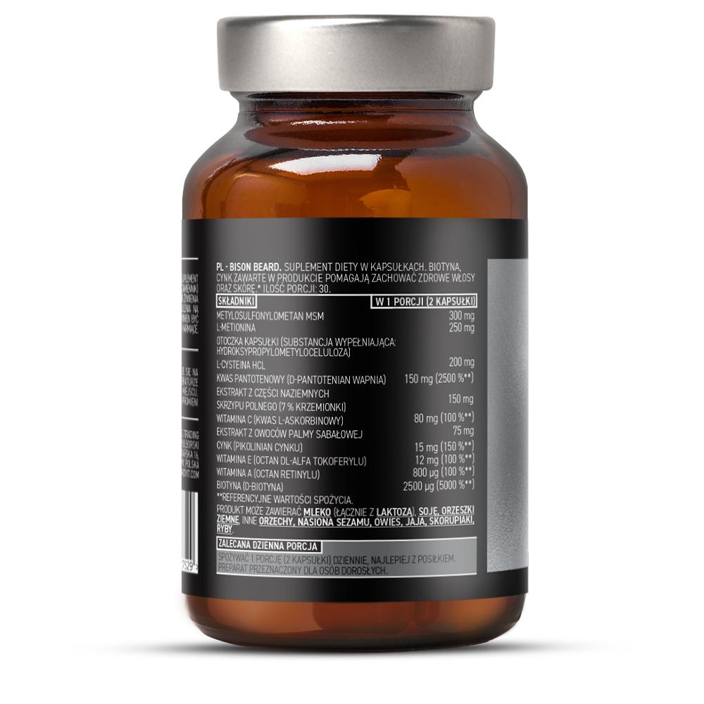 OstroVit Pharma Bison Beard, 60 kapslí