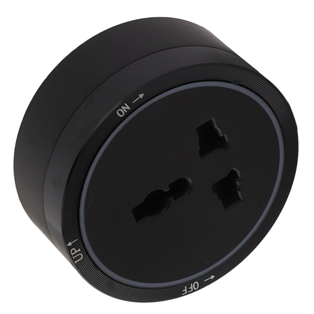 Presa Elettrica a Binario Socket Nero Orizzontale Rimovibile Adattatore Prese Elettriche a Muro