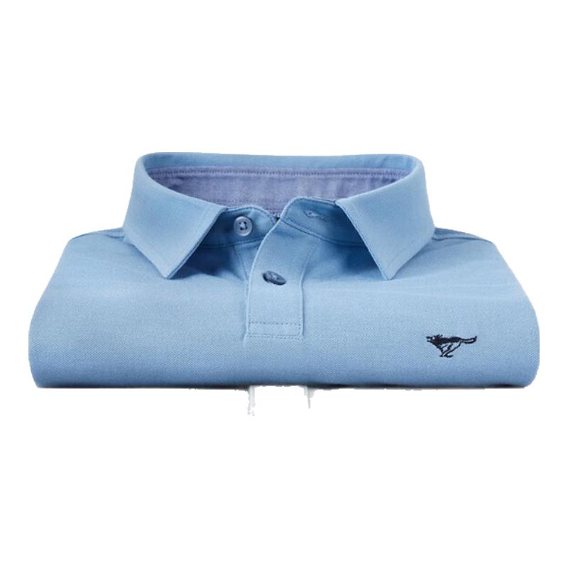 Sevenwolves Men's Summer Antibacterial Business Casual Polo T-Shirt