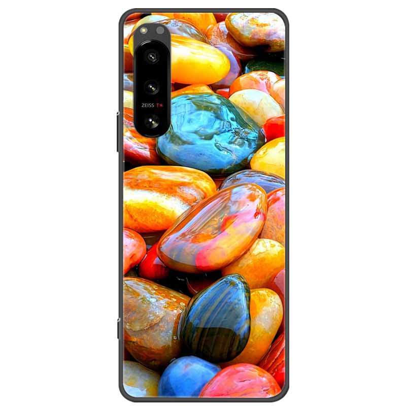 Pro Sony Xperia 5 / 5 II / 5 III Pouzdro TPU Měkký Silikon Nárazuvzdorná Pouzdra pro Sony Xperia 5 III Kryt Telefonu 5II 5III Vlk Lvi