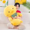 Bow Tie Small Yellow Chicken Plush Toy Throw Pillow Soft Cute Large Doll Doll Children's Accompanying Gift