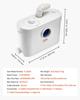 Pompe Broyeuse 900W Débit 48 GPM Hauteur de Levage 40 Pieds pour Toilettes Lavabo de Sous-sol