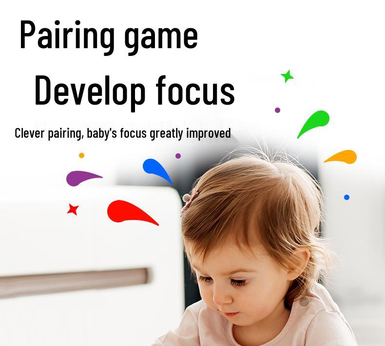 Montessori Color & Shape Recognition Building Blocks for Toddlers