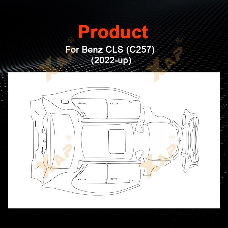 Mercedes-Benz CLS C257 Invisible Paint Protection Film - Scratch-Resistant & Gloss Enhancing