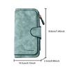 Dandelion print long zipper wallet, large-capacity card holder, unisex clutch bag, stylish zippered coin purse, suitable for daily use, a great gift