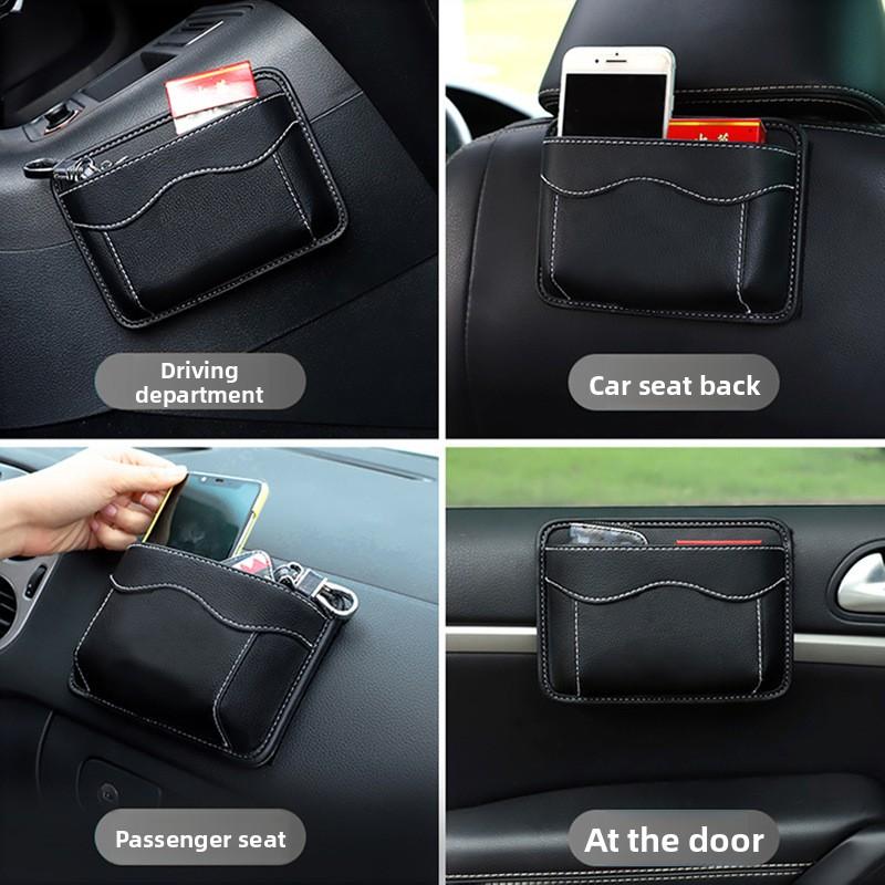 Adhesive Centre Console Car Seat Gap Storage Pouch