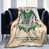 Slytherin Crest Poster - Hogwarts House Decor for Fans of Harry PotterPrint Blanket, Soft Blanket For Sofa Office Bed And Travelling Daughte