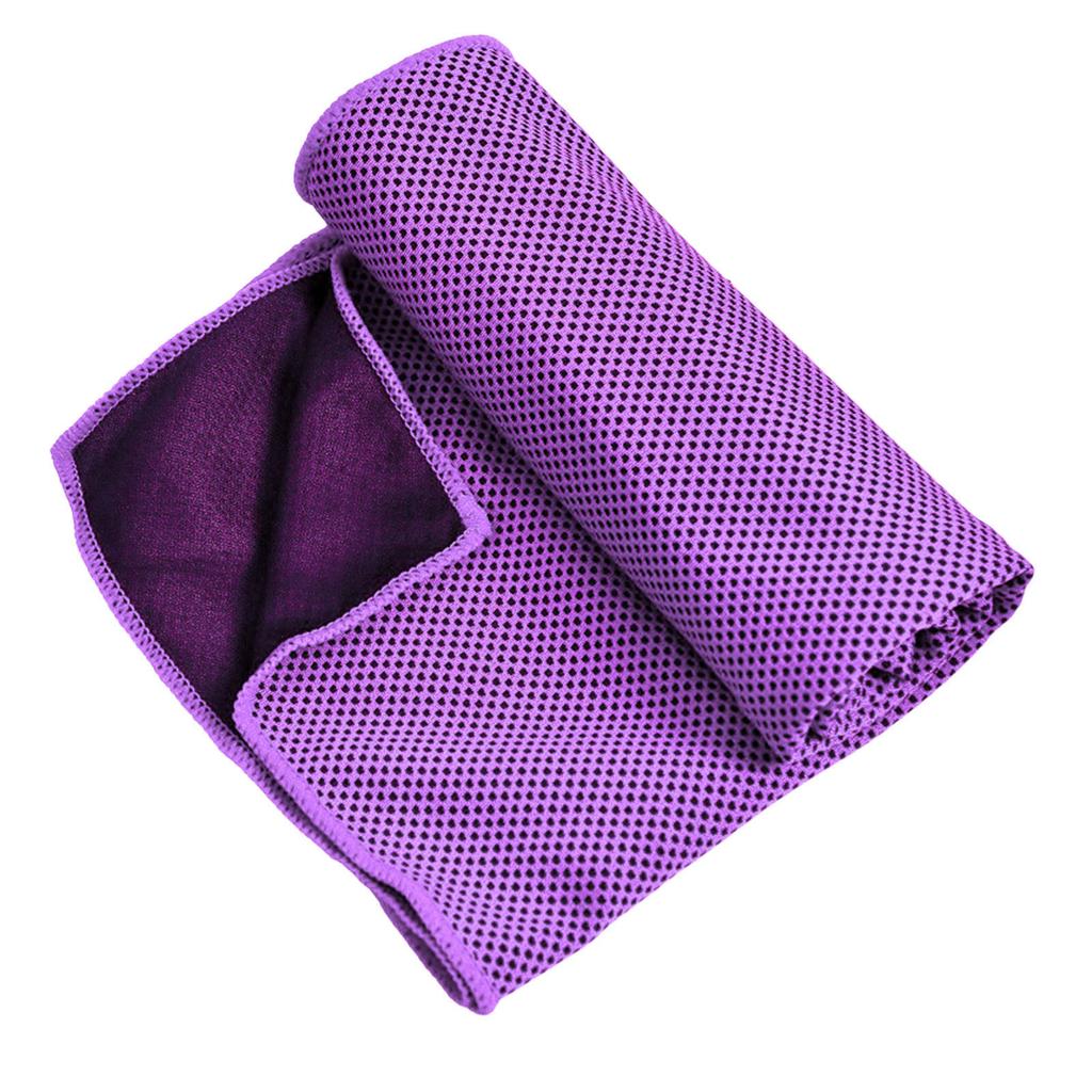 Cooling Towel Foldable Portable Absorb Sweat Microfiber Chilly Ice Towel for Sports Travel Yoga