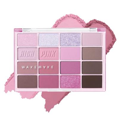 Wakemake Soft Blurring Eye Palette High Pink Best Cosmetics Award 16 Korean Everyday Eyeshadow Natural 09, Blurring, Winner, Colors, Matte, Glitter,