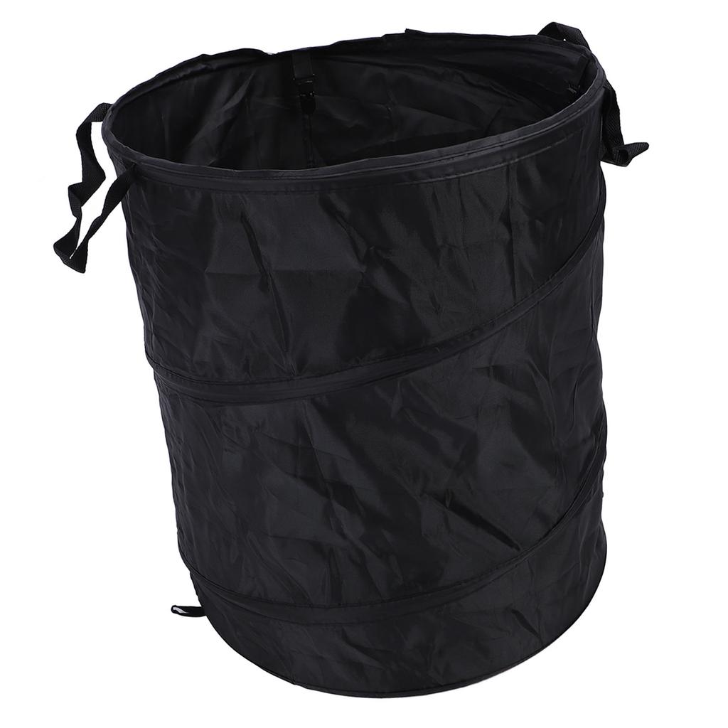 90L Folding Trash Container Portable Water Proof Oxford Cloth Camping Trash Bin for Picnic Outdoor