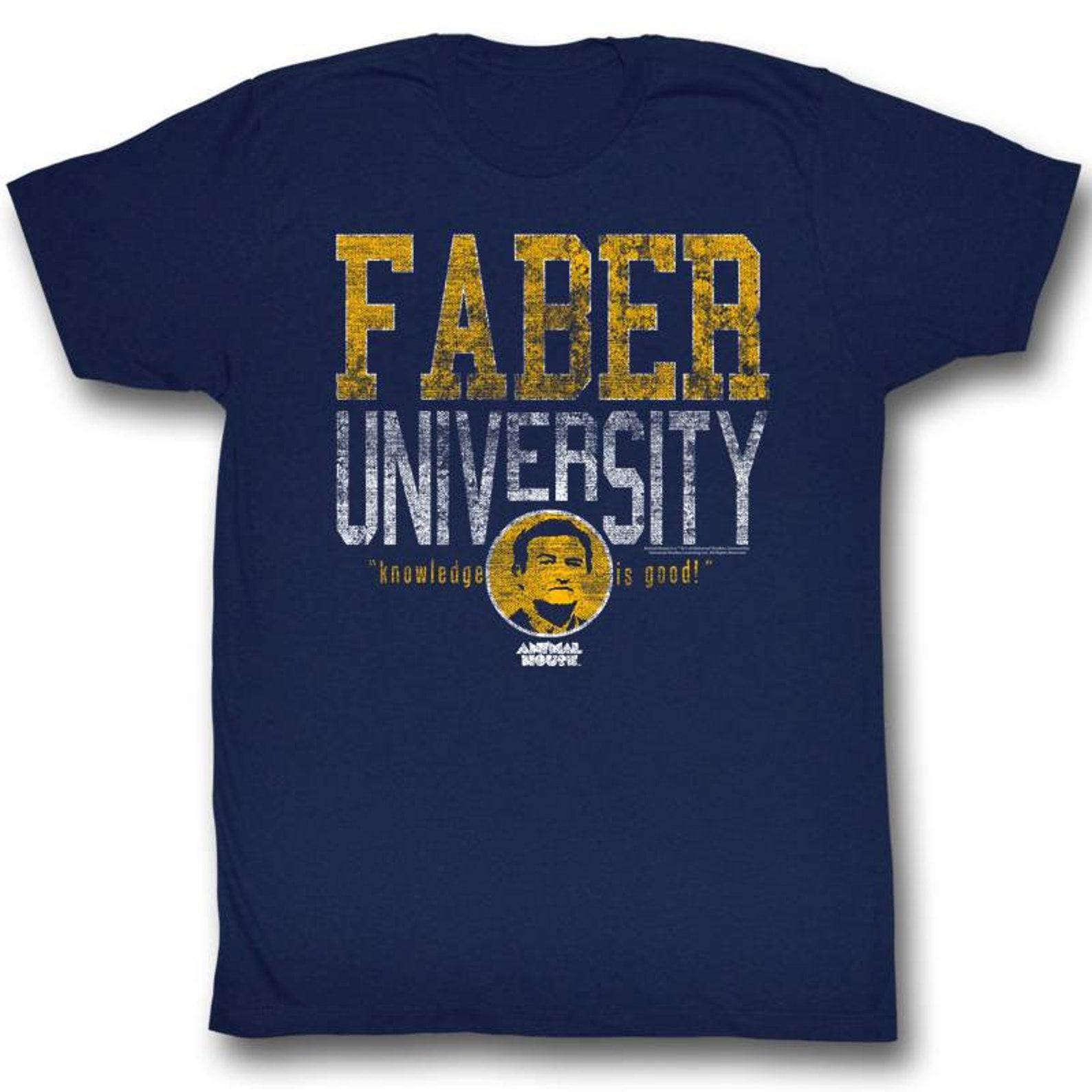 Animal House Faber University Navy Adult T-Shirt 4XL