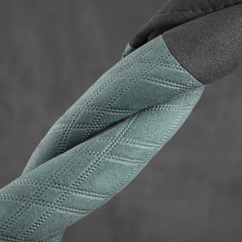 Suede Car Steering Wheel Cover for NETA U 2019 2020 2026 2026 2026 2026 2026 Anti Slip Decoration Handle Wrap Steering-Wheel