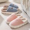 Cixi cotton slippers thick-soled confinement shoes indoor home use spring and autumn non-slip warm couple