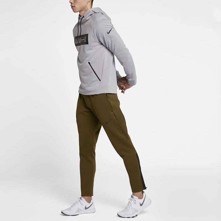 Nike Dri-FIT Men's Training Hoodie Dark Grey Heather 931813-027