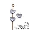 Heart Loose Beads For Valentine Bracelet Necklace DIY Vintage Jewelry Making Supplies For Charm