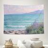 Ocean Beach Seascape Sunset View Wall Tapestry Machine Washable All Season Print Coastal Nature Design Home Elevate Your Space
