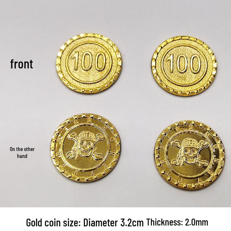 Pirate Gold Coin Simulation Game Ornaments & Chips