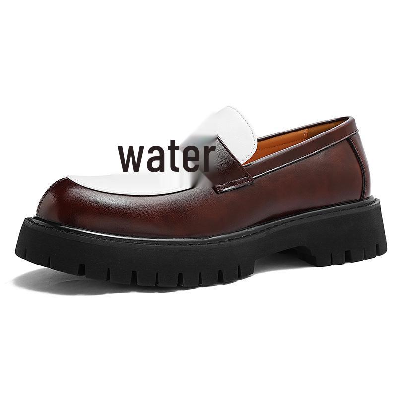 Men s Thick-Soled Tassel Loafers for Business & Casual Wear - Spring/Autumn Style 42 белый/коричневый
