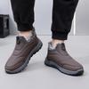 Winter Men's Cotton Shoes Thickened and Fleeced for Warmth Comfortable Anti-Slip and Durable Shipping Men's Shoes