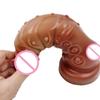 7cm Silicone Caterpillar Penis Sexy Octopus Tentacle Particles Female Masturbation Dildo Soft Simulation Penis