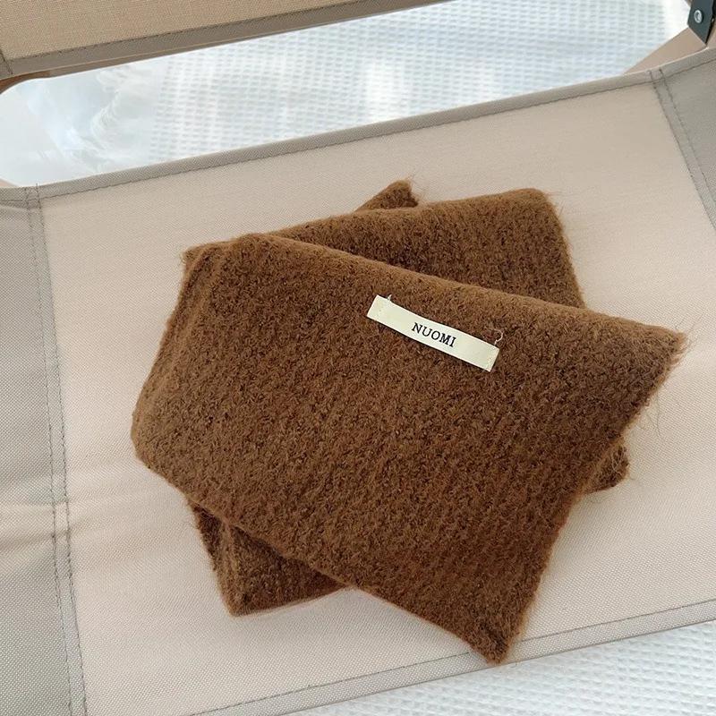 1-8Years Wool Versatile Children's Scarf Autumn and Winter Knitted Warm Scarves for Boys and Girls Trendy Windproof Headscarf