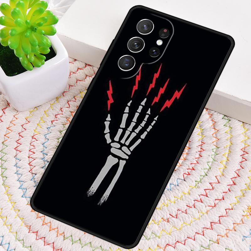 Lightning Bones Silicone Phone Case For Samsung Galaxy Note 10 Pro S26 S25 S24 S23 S22 S21 Plus S25Ultra Capa Cover