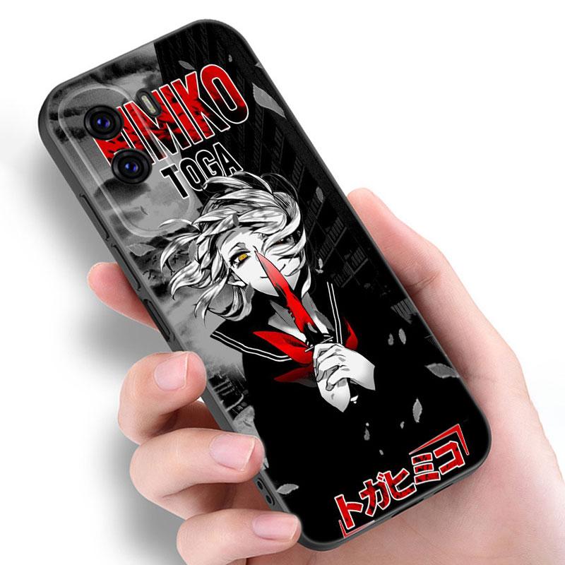 Coque de téléphone noire Anime Himiko Toga pour Huawei Honor 70 90 Lite X40 GT X50 i X5 + X6A X6S X7A X8A X8B X6 X7 X8 X9 4G X9A X9B 5G