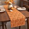 Halloween Pumpkin Embroidered Table Runner for Dining Table Decoration, 183 33 cm