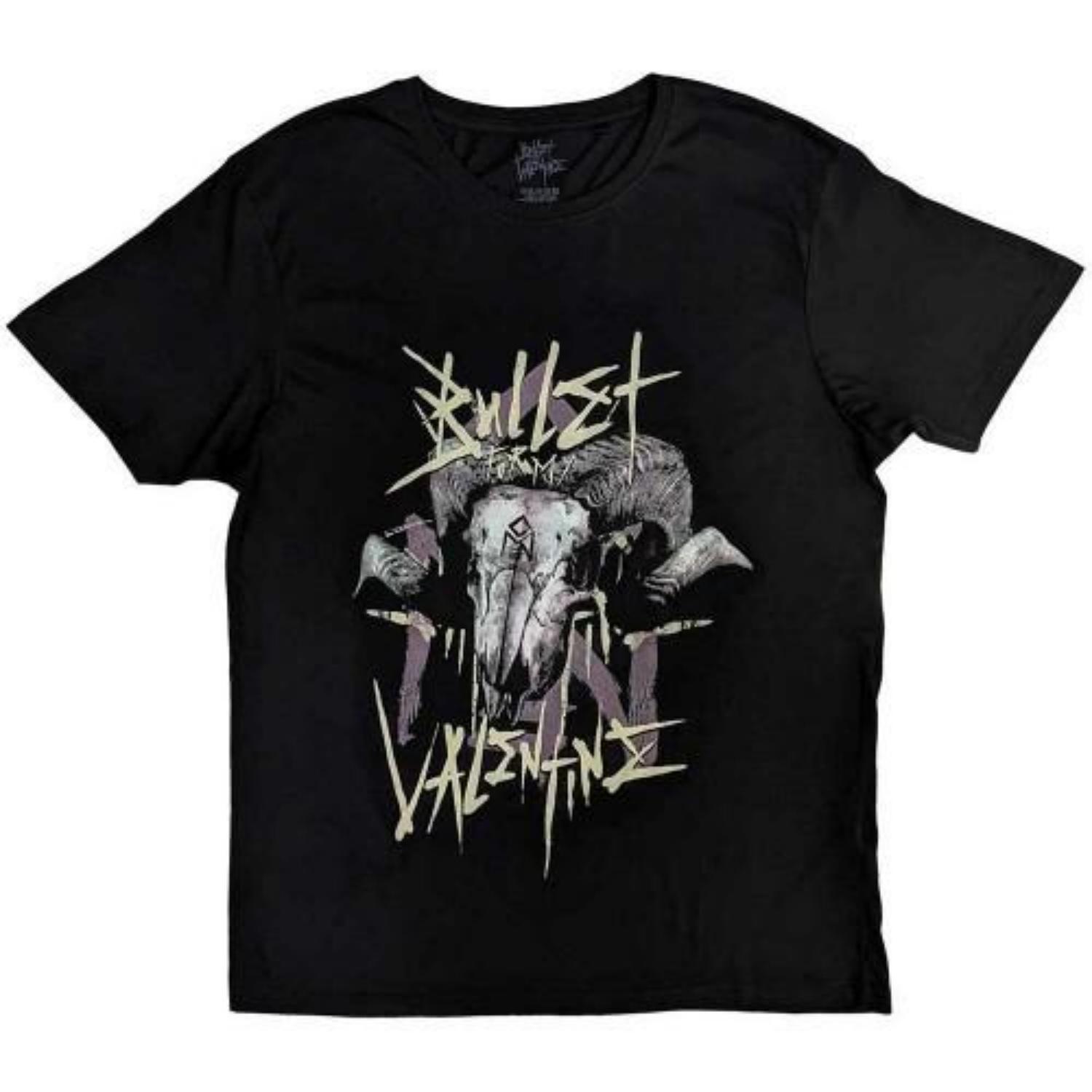 

Bullet For My Valentine Unisex Adult Ram Back Print T-Shirt S чёрный