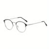 1 Pair of New Retro Metal Circular Eyeglass Frames for Men and Women's Fashion Glasses Day and Night Dual-use
