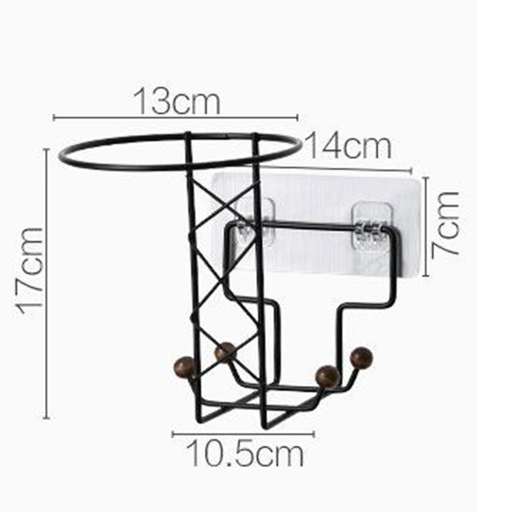 Helmet Holder Rack Wall Mount Motorcycle Bike Helmet Holder Rack Jacket Caps Key Display Hanger