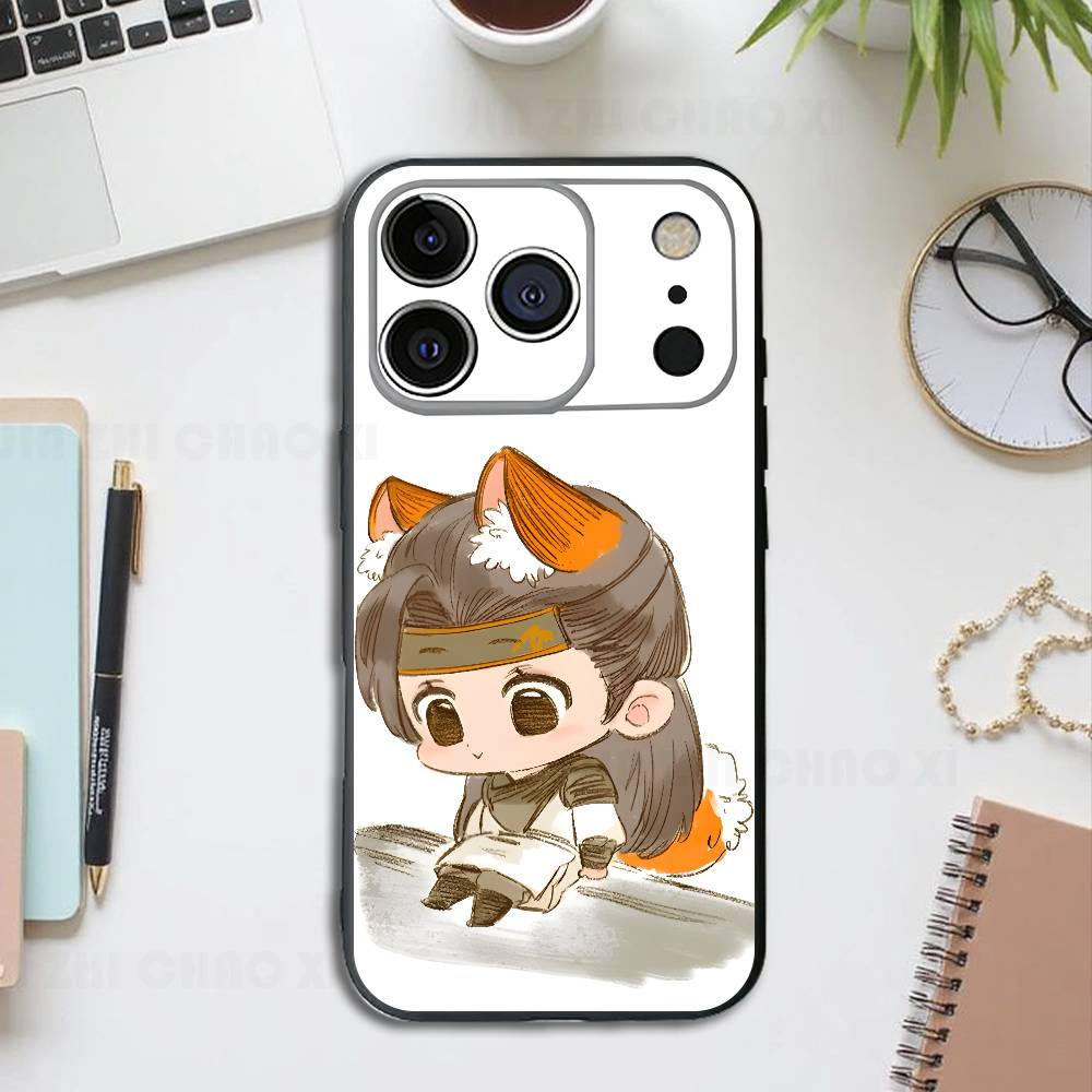 

Jin Zhongyuan Game Black Phone Case For IPhone 17 16 15 14 13 12 13 12 11 Pro Max Plus XS XR Silicone Soft Back Cover iPhone13mini